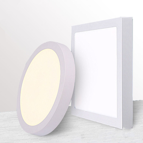 Surface Mouted LED Downlight 9W /15W / 25W LED Round/Square Downlight indoor Light AC85V-265V + LED Driver ► Photo 1/6