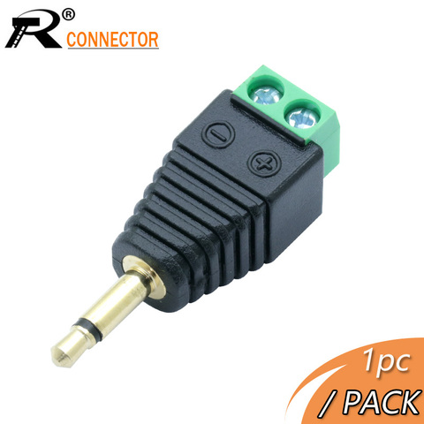 R Connector 1pc Video AV Balun 3.5mm 1/8
