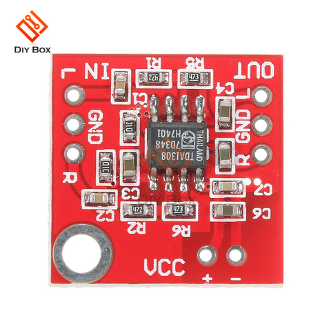 Mini TDA1308 Headphone power Amplifier Board module Audio Preamplifier 3V-6V Class A Class B Stereo Sound Board Low Power AMP ► Photo 1/6