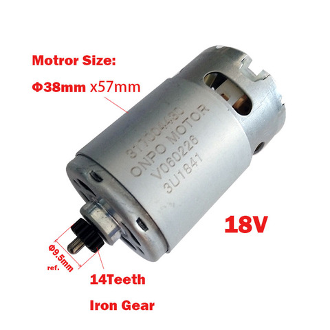 GOOD 18V 14TEETH 317004430 DC MOTOR FOR METABO BS18 Electric drill POWER TOOL PARTS ► Photo 1/6