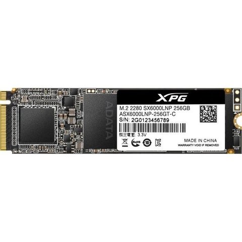 SSD A-data 256GB XPG sx6000 Lite, M.2 2280 (asx6000lnp-256gt-c) ► Photo 1/1