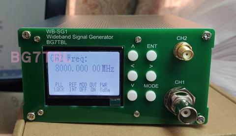 by BG7TBL WB-SG1 1Hz-8GHz Broadband Signal Source Signal Generator Band on-off Modulation Free shipping ► Photo 1/5