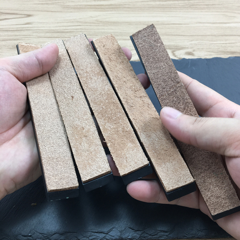 Leather Polishing 2 6 10pcs polishing paste knife sharpening stone tool grinding friction whetstone knife sharpener ► Photo 1/6