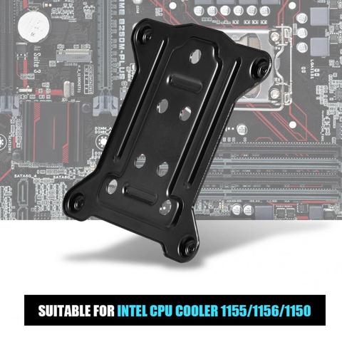 CPU Fan Backplate 1pc Metal CPU Cooler Cooling Fan Holder Base Backplate for Intel 1155 / 1156 / 1150 fan cooling for pc ► Photo 1/6