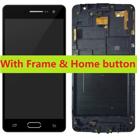 For Samsung Galaxy Grand Prime SM-G531H G531H/DS G531F/DS G531F Touch Digitizer Sensor LCD Display Screen Frame with Home Button ► Photo 1/5