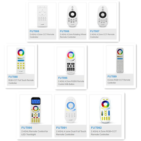 Mi light Remote 2.4G 4-Zone LED Controller Button/Touch RF Wireless Remote FUT005 FUT006 FUT007 FUT089 FUT096 FUT092 FUT088 ► Photo 1/1