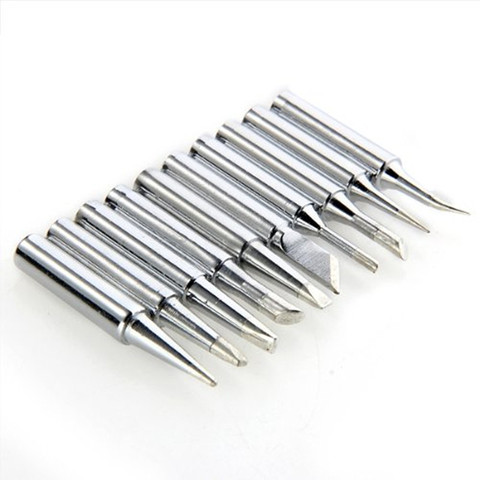 10 Tips Set  Soldering Iron Tips Solder Tip Lead-free Screwdriver Iron Tip 900-T-I/ BK/ 1.6D/ 2.4D/ 3.0D/ 2C/ 3C/ 4C ► Photo 1/6