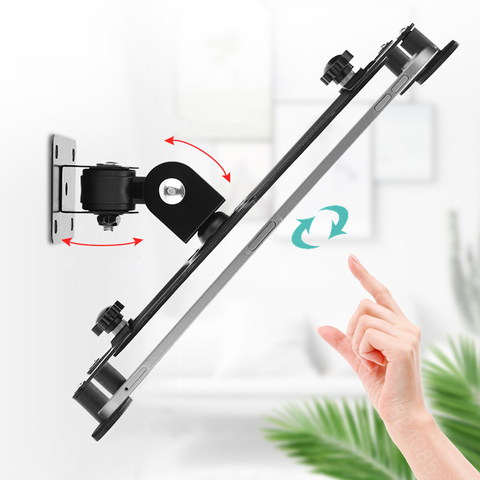 Wall Mount Tablet Stand Screen 360° Rotating, Tablets Holder Tilt Angle 90° Support 7-13 inch Tablet PC ► Photo 1/6