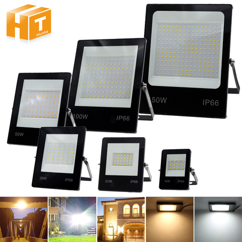 LED Flood Light 220V 50W 100W 150W High Brightness IP66 Waterproof Outdoor Lighting LED Spotlight Wall Floodlights ► Photo 1/6