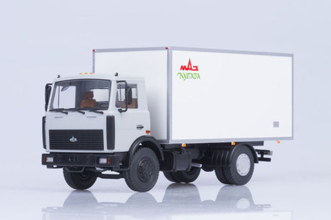 New EAC URAL LAUTOHISTORY 1 43 MAZ 5337 ISOTHERMIC VAN KI 5436 KUPAVA Diecast model for collection gift ► Photo 1/1