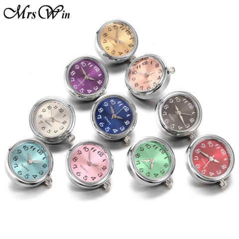 DIY Snap Jewelry 18mm Glass Watch Snap Buttons Interchangeable Jewelry Accessory Snap Button Jewelry for Snaps Bracelet ► Photo 1/6