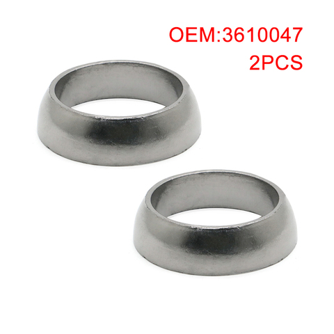 2PCS Exhaust Pipe Donut Seal Gasket For Polaris Sportsman 600 700 800 RZR 3610047 Exhaust Donut Seal Gasket ATV Quad ► Photo 1/6