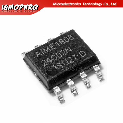 10pcs AT24C02N 24C02 24C02N SOP-8 EEPROM PB/HALO free NiPdAu, 1.7V new original ► Photo 1/1
