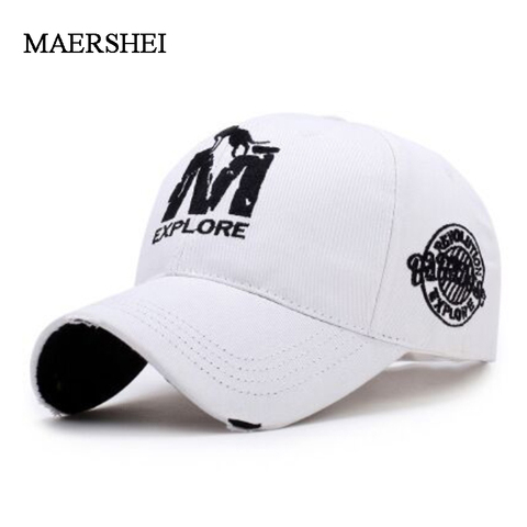 MAERSHEI Fashion couple embroidered baseball cap men's outdoor sports hat ladies sunscreen visor cap ► Photo 1/6