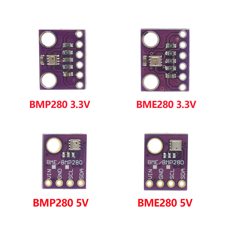 Blue Digital Barometric Pressure Sensor Board Swap I2C/SPI BMP280 BME280 3.3V 