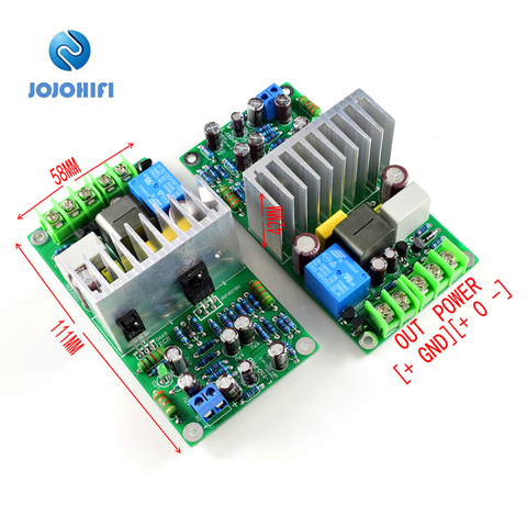 One Pair LJM L15D-PRO IRS2092S Class D 300W Digital Sound Amplifier DIY Kits with Relay Protection ► Photo 1/3