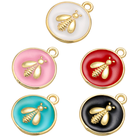 ZHUKOU 13x16mm brass cute animal pendant for women handmade necklace earrings jewelry accessories making findings model: VD632 ► Photo 1/6