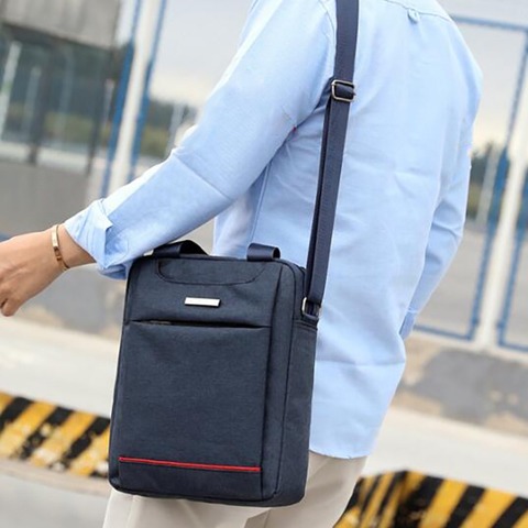 High Quality Men Handbags Nylon Travel Waterproof Shoulder Bags Multi-function Large Business Crossbody Casual Bag New ► Photo 1/6