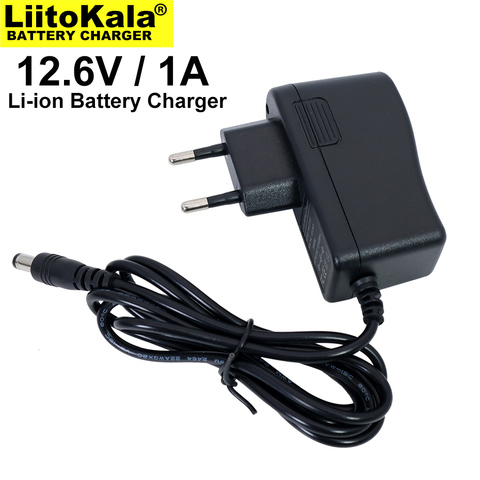 1-15PCS Liitokala 12.6V 1A Lithium battery pack  charger 3S 12V battery 100-240V charger DC head is 5.5 * 2.1mm ► Photo 1/3