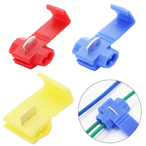 50PCS Scotch Lock Electric Wire Cable Connectors Quick Splice Terminals Crimp Non Destructive Without Breaking Line AWG 22-18 ► Photo 1/6