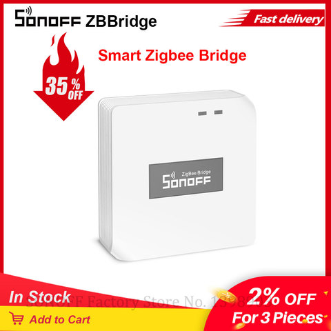 Itead SONOFF ZBBridge Zigbee Bridge eWeLink APP Remote Control ZigBee and Wi-Fi devices Works With SONOFF BasicZBR3/ S31 Lite ZB ► Photo 1/6