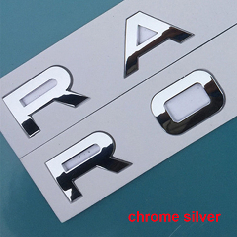 Letters Emblem Car Stickers For RANGE ROVER VELAR SV Autobiography DISCOVERY SPORT Hood Trunk Logo Badge 3D Styling Accessories ► Photo 1/6