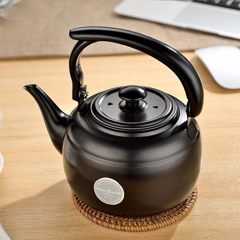 1L High Quality Stainless Steel Water Kettle Creative Thicker Tea Pot Induction Cooker Gas Cooker Tea Kettle Tea Kettle ► Photo 1/4