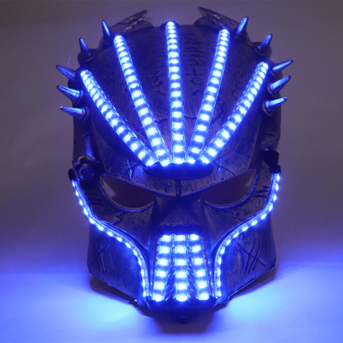 New Design New Year Flashing El Wire Mask Led Glowing Beauty Christmas Party Mask Festival Event Haloween Mask ► Photo 1/6