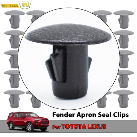 Splash Guards Clips Liner Apron Retainer Clip For Toyota 4Runner RAV4 Land Cruiser Lexus LX470 LX570 Mud Flaps OE# 90467-10186 ► Photo 1/5