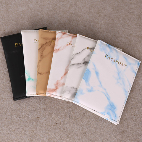 Colorful Marble Style Passport Cover Waterproof Passport Holder Travel Cover Case Passport Holder High Quality Passport Packet ► Photo 1/6