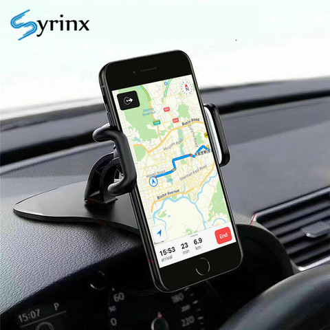 Syrinx For iphone Holder Car 2022 New HUD Design Clip Car Smartphone Holder Stand 360 Rotation Universal Dashboard Phone Holder ► Photo 1/6