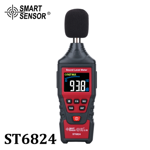 Digital Sound Level Noise Meter Decibel Detector Audio Tester Color LCD Display Metro Diagnostic Sound Noise Measurement Tools ► Photo 1/6