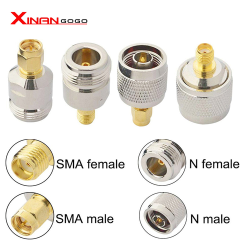 4pcs/set N to SMA adapter N male to SMA male Plug female Jack RF connector 4 type Test converter ► Photo 1/5