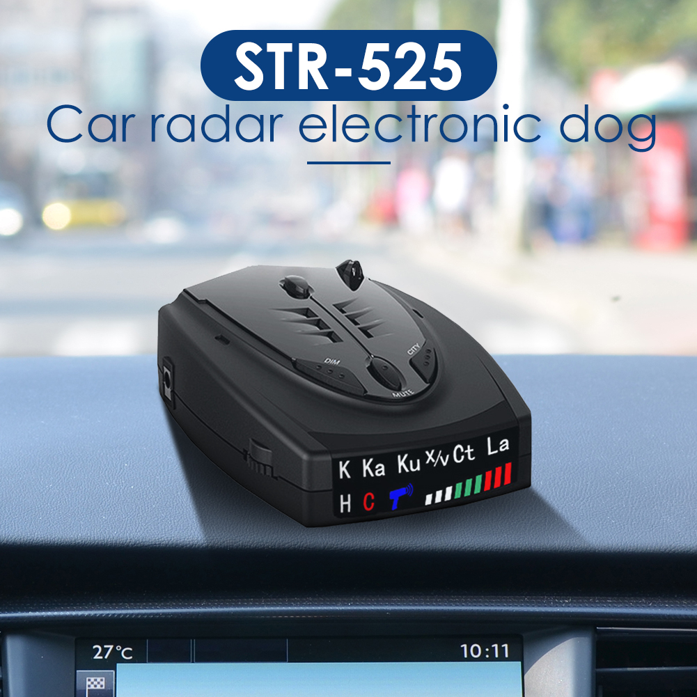 Car Radar Detector English Russian Thai Voice Vehicle Speed Alert X K Detector