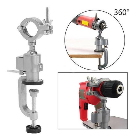 Universal Portable Mini Electric Drill Grinder Holder Clamp Bench Clamp Multifunctional Drill Stand Accessory Support Tool I6R8 ► Photo 1/6