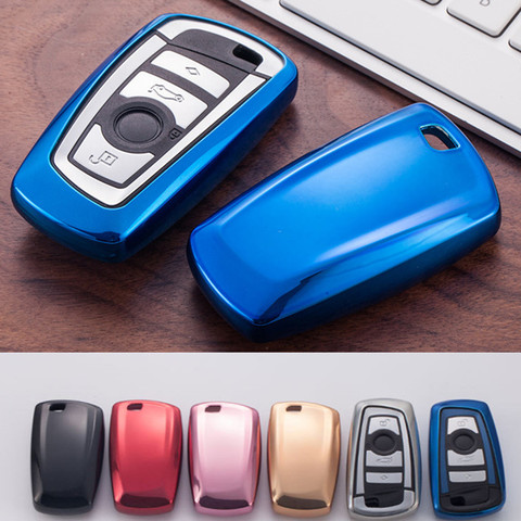 Car Key Case Cover for BMW 520 525 f30 f10 F18 118i 320i 1 3 5 7 Series X3 X4 M3 M4 M5 Car Styling Soft TPU Protection Key Shell ► Photo 1/6