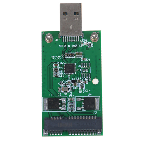 Mini USB 3.0 to PCIE mSATA External SSD PCBA Conveter Adapter Card mSATA SSD to USB 3.0 Adapter MSATA TO USB 3.0 PC Accessories ► Photo 1/6