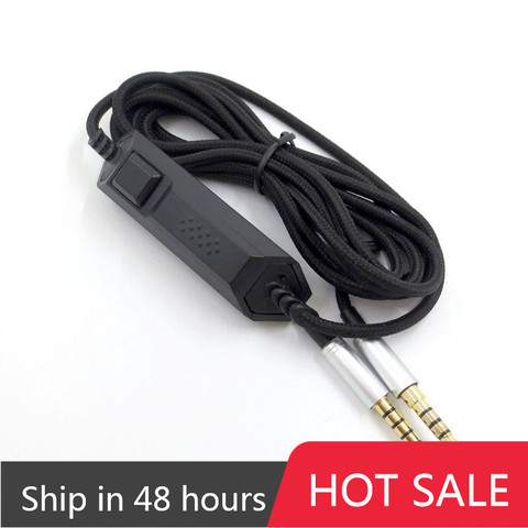Replacement Audio Cable For logitech Astro A10 A40 Headphones Fits Many Headphones Microphone Volume Control 23 AugT2 ► Photo 1/6