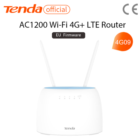 Tenda 4G09 2.4G/5.0GHz Smart Dual Band AC1200 Wireless Hotspot WiFi Router Wi-Fi Repeater, APP Remote Manage, English Interface ► Photo 1/5