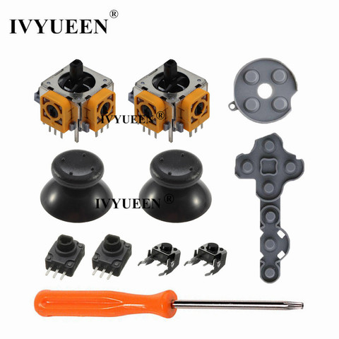 IVYUEEN 11 in 1 for Microsoft Xbox 360 Controller Analog Stick Sensor Potentiometers + Thumb Grips LT RT Trigger Switch Buttons ► Photo 1/6