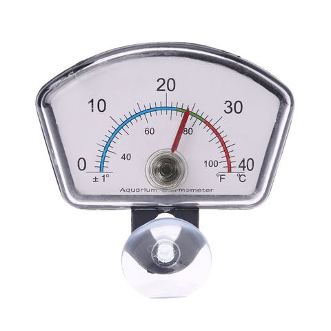 Aquarium Thermometer Pointer Fish Tank Temperature Dial Submersible Suction Cup ► Photo 1/3