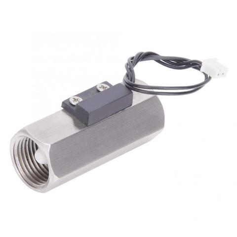 Water Flow Switch 304 Stainless Steel High Accuracy FS-01 G1/2in Double Female Thread Water Flow Sensor ► Photo 1/6