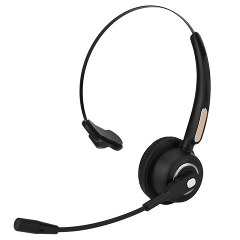 Call Center Bluetooth Headset Wireless Over-the-Head Noise Canceling Headphones for Truck Car Drivers Call Center Office Phones ► Photo 1/6