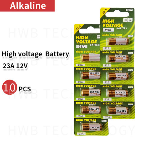 Wholesale 10pcs/lot New 12V A23 23A Ultra Alkaline battery/alarm batteries Free Shipping ► Photo 1/4