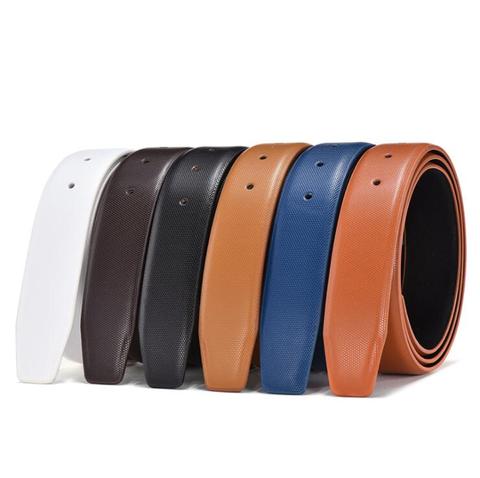 new Luxury Brand Belts Men High Quality Pin Buckle Male Strap Genuine Leather Waistband Ceinture Homme luxury fashion 3.3cm ► Photo 1/6
