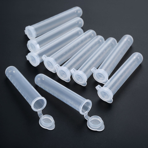 10Pcs Clear Plastic Felting Sewing Needles Tube Container Sewing Needles Kit Beads Button Sequins Storage Bottle Holder 8cm*15mm ► Photo 1/6