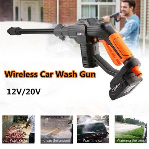 Cordless Electric Foam Sprayer Rechargable Lithium - Battery Snow Foam Gun Car  Wash Foam Cannon - AliExpress