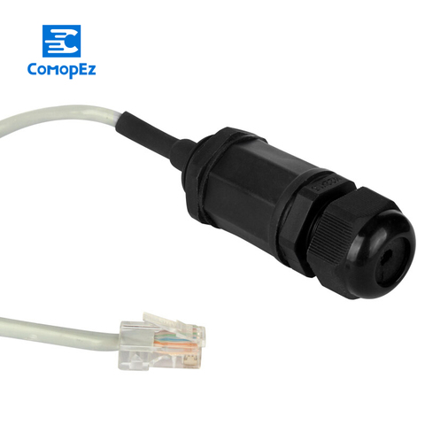 1PCS Network Waterproof Connector RJ45 Cable Connector Flame Retardant LAN Panel Mount Wire Connector ► Photo 1/6