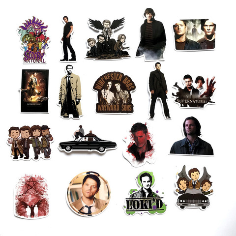 51 Pcs Supernatural Spn Kids Diy 90s Art Print Notebook Phone Laptop Bicycle Scrapbooking Album Decals Sticker ► Photo 1/5