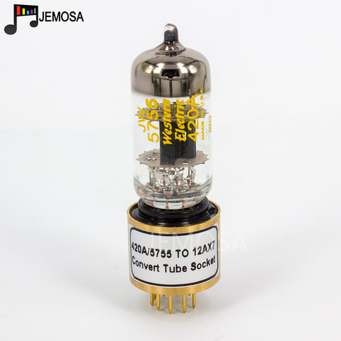 1PC JW 5755 Western Electric 420A USA WE420 Vacuum Tube Adapter Replace 12AX7 ECC83 Tube HIFI Audio Vacuum Tube Amplifier ► Photo 1/6